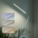 LUMILED LONGA LED staande lamp, wit, 14W, CCT 3000K/4500K/6500K, dimbaar, in hoogte verstelbaar