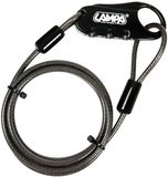 Lampa Cijferslot met Spiraalsnoer - 150 cm - Slot voor Motorhelm - Scooterhelm - 4mm