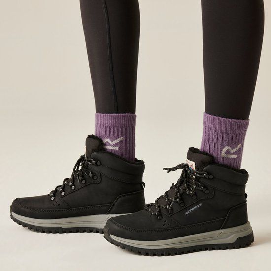Regatta Sherbourne wandelschoenen voor dames, waterdicht, ademend, zwart, maat 41