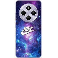 Maniacase Beschermhoes Xiaomi Redmi 14C nike logo blanc espace coloré