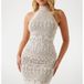 GUESS Billie Monogram Hn T Geom M Buff Taupe /d Taille: L