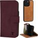 Apple iPhone 16 Pro Max Étui en cuir (avec étui amovible et compatible MagSafe) - Nubuck / Marron clair