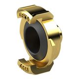 RIEGLER GEKA-schroefdraadstuk, stijf, messing blank, G 1/4 IG, werkdruk max. 40 bar, medium/omgevingstemperatuur -10 °C tot 90 °C