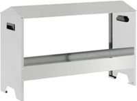 vidaXL Kippen voederbak zilver 81 x 32 x 53,5 cm gegalvaniseerd staal