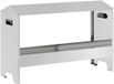 vidaXL Kippen voederbak zilver 81 x 32 x 53,5 cm gegalvaniseerd staal