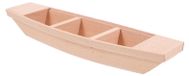 Bateau en bois - Miniature - Bois - 7,87 x 2,17 x 1,18 pouce - Bateau décoratif pour micro paysage, mini-jardin et bureau