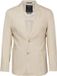 s.Oliver S.OPURE Heren Blazer Lichtbeige Linnen Regular Fit