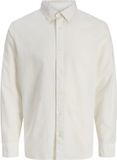 JACK&JONES JJEBREEZE LINEN BLEND SHIRT L/S SN Heren Overhemd Wit XL