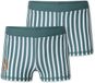 Schiesser Badehose Aqua Kids Gestreept Grijs Kinderen 116