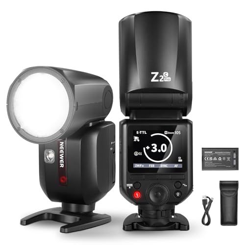 NEEWER Z2PRO-C Speedlite flitser met ronde kop