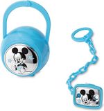 Valenti Argenti - Disney Mickey Mouse - Fopspeenclip, Fopspeenketting met Doos van Zilver