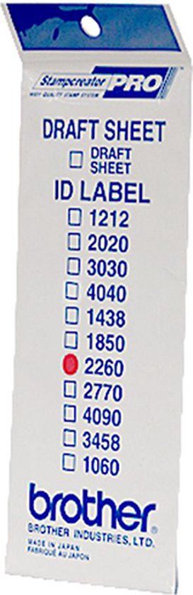Brother ID2260 Origineel Blauw/Wit