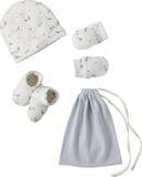 Vertbaudet Set beer muts + wanten + slofjes + babytas voor baby, aanpasbaar