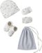 Vertbaudet Set beer muts + wanten + slofjes + babytas voor baby, aanpasbaar