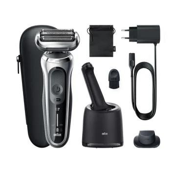 Braun Series 7 71-S7200cc Elektrisch Scheerapparaat voor Mannen - Zwart/Zilver