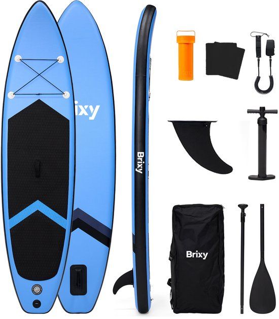 Infinity Brixy SUP Board - Opblaasbaar Paddle Board - Complete Set - 305 cm - Max. 150 kg - Blauw
