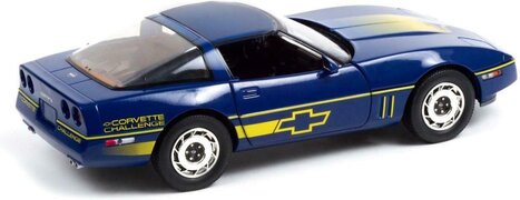 Greenlight Corvette C4 1988 Blue and Yellow