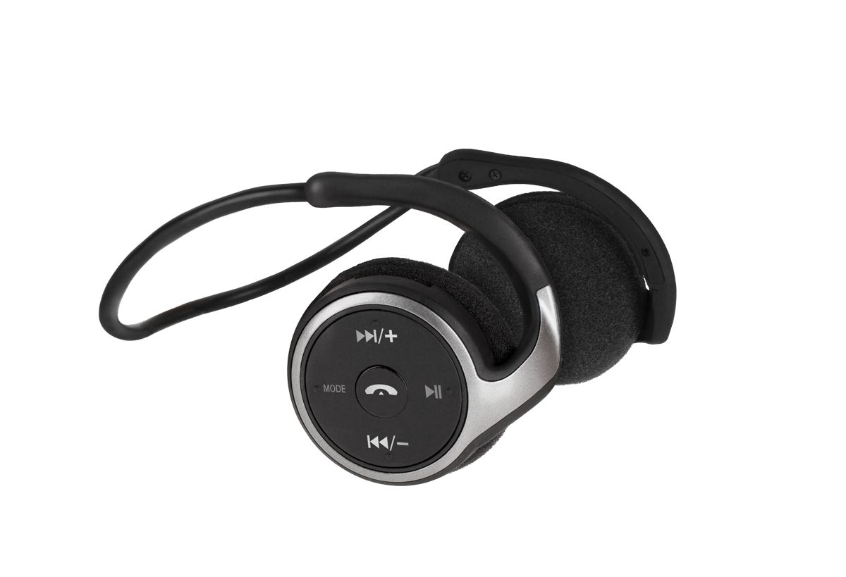 Krüger&Matz KMP10BT - Neckband Headset - Black/Silver
