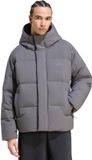 Adidas Sportswear Helionic Down Puffer Hooded Jack - Heren - Grijs - XXL