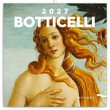 Presco Sandro Botticelli Kalender 2027 Wandkalender Kunst 60 cm x 3598 cm