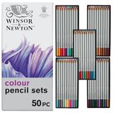 Winsor & Newton Studio Collection Kleurpotloden, 50 stuks