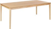 Beliani ERMELO - Eettafel - Rechthoek - Licht Hout - 200x100cm - Retro & Vintage