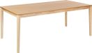 Beliani ERMELO - Table à manger - Rectangulaire - Bois clair - 200x100cm - Rétro et vintage