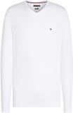 Tommy Hilfiger Stretch Slim Fit T-shirt Lange Mouw Wit Heren XL