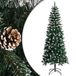 vidaXL Kunstkerstboom met standaard 210 cm PVC groen
