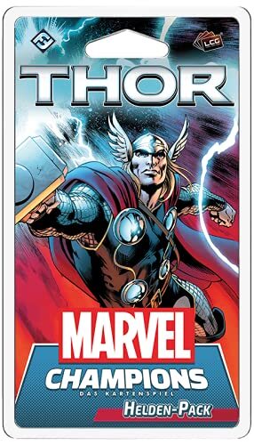 Fantasy Flight Games Asmodee Marvel Champions: Het kaartspel - Thor, Helden Uitbreiding, Debouw, Duits