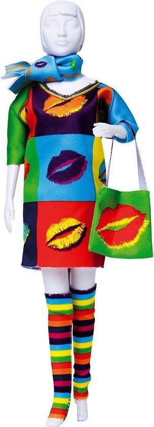 DYD Dress Your Doll - Making Couture Outfit kit Sally Kiss - Voor pop van 29cm - PN-0164627