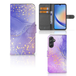 B2Ctelecom Samsung Galaxy A24 4G Watercolor Paars Hoesje