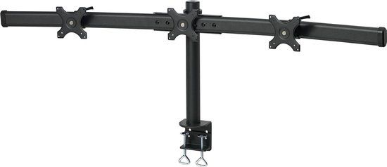 SpeaKa Professional SP-1664324 Monitor Arm - Triple - 13-24" - Black