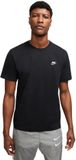 Nike T-shirt Heren Club Tee Zwart - Maat S