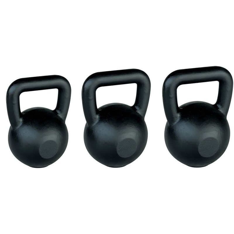 Tunturi Kettlebell - 16 kg - Zwart