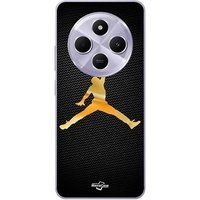 Maniacase Beschermhoes Xiaomi Redmi 14C Jordan logo 23 nike basketbal couleur dorée