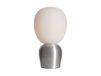 Belid Lampe de table Buddy verre opale Aluminium poli