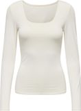 ONLY ONLEA dames T-shirt lange mouw wit - XL