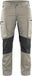 Blåkläder Dames Service werkbroek Stretch 7159-1845 - Vrouwen - Khaki/Zwart - 40