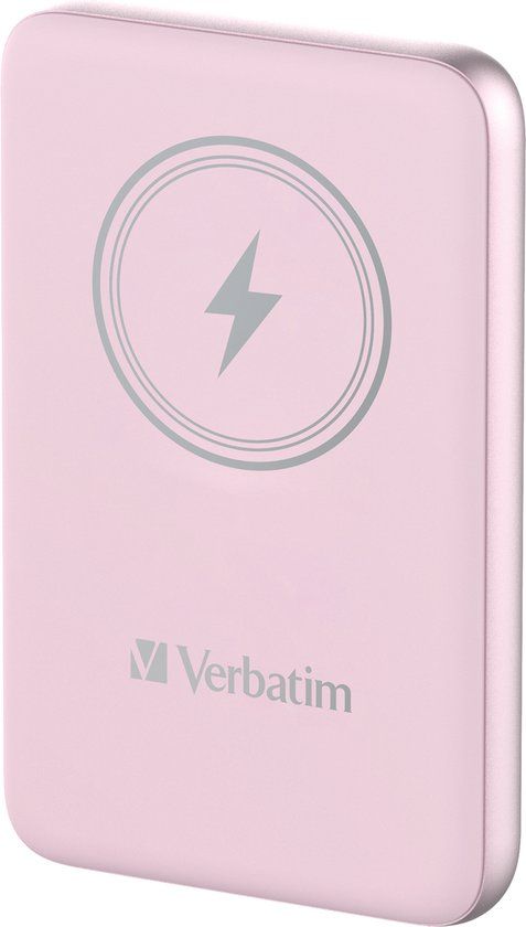 Verbatim Charge 'n' Go Magnetische Draadloze Power Bank 10000mAh Roze