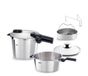 Fissler Vitaquick Premium Snelkookpan-set 3.5L & 6L met stoominzet