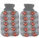 Koopman International Bouillotte - 2x - 2L - Gris