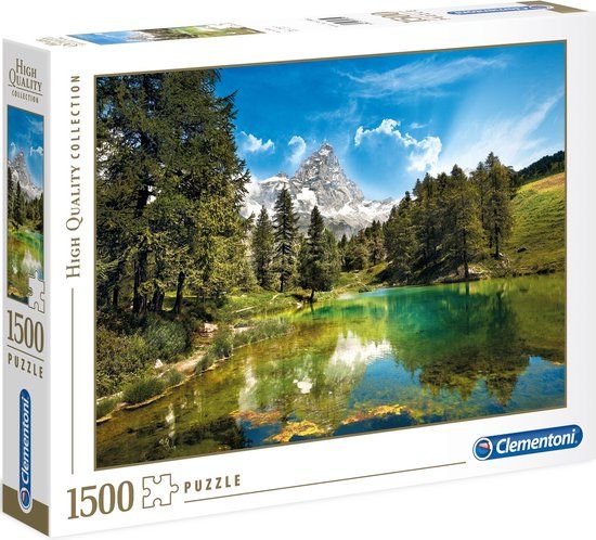 Clementoni - Puzzle 1500 Pieces - Blue Lake - 14+ Years