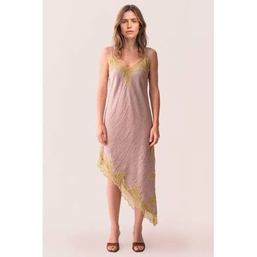 Gossia midi jurk oudroze
