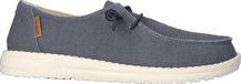HEYDUDE Wendy Chambray Navy White Instappers Dames