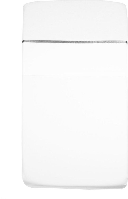 Briljant Baby - Ledikantlaken met Satijnen Bies - Grijs - 100 x 150 cm