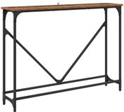 vidaXL Wandtafel Oud Hout 102 x 23 x 75 cm Bewerkt hout