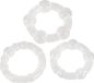 You2Toys Get Hard Cockring Set - Transparant - Siliconen - L