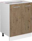 Vicco R-Line Keukenonderkast – 60 cm zonder werkblad Artisanaal eiken