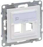 Legrand 765602, Wit, Thermoplastic, Conventioneel, Glanzend, Voorpaneel